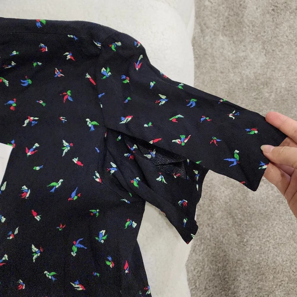 & Other Stories Bird Printed Dress